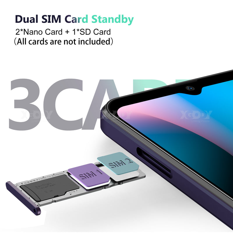 2025 New Unlocked Android Smartphone Dual SIM Mobile Smart Phone Quad Core 16GB