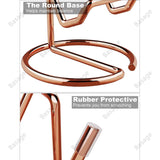 Cell Phone Stand for Desk, Business Card Holder,Cute Metal Cell Phone Stand, Metal Wire Cellphone Cradle Dock for Phone Tablet