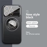 Luxury Matte for Magsafe Magnetic Wireless Charge Cases for  15 14 13 12 11 Pro Max plus Camera Lens Protector Phone Cover