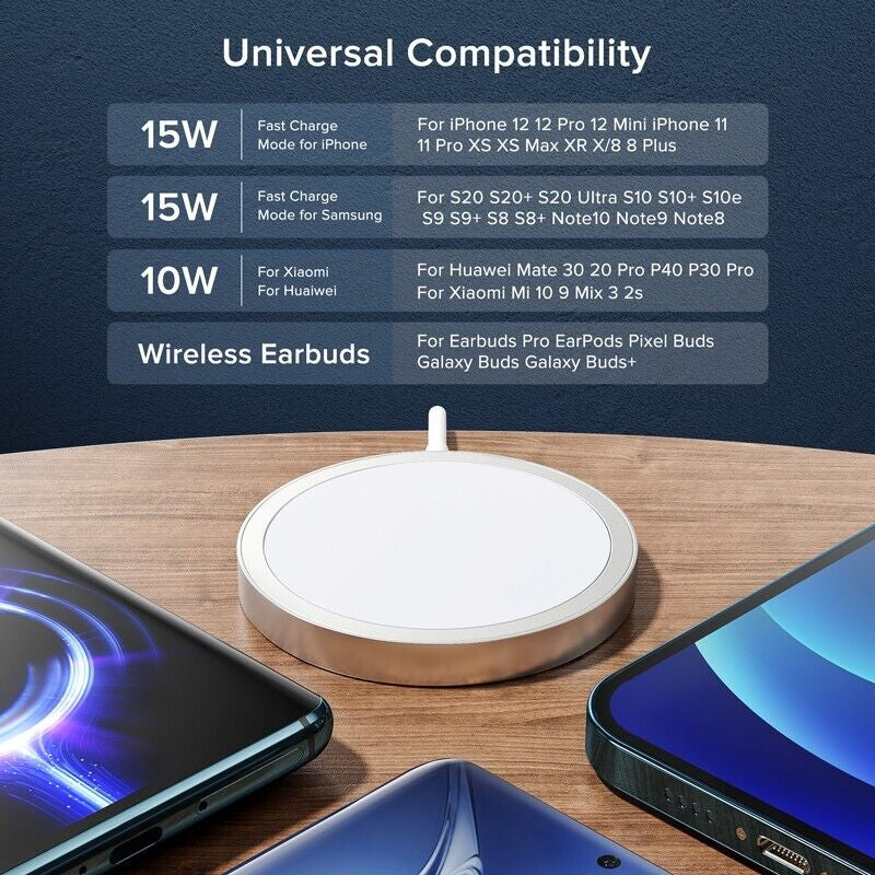 Genuine 15W Fast Wireless Charger for Apple Magsafe Iphone 16 15 14 13 Pro Max