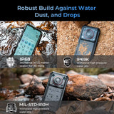 WP36 Rugged Smartphone 10600Mah 6.52" HD+ Cell Phone 16GB 128GB Mobile Phone Android 13 13MP Camera MT8788