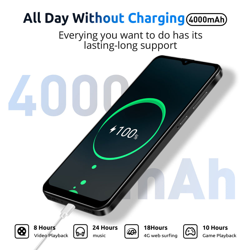 2025 New Unlocked Android Smartphone Dual SIM Mobile Smart Phone Quad Core 16GB