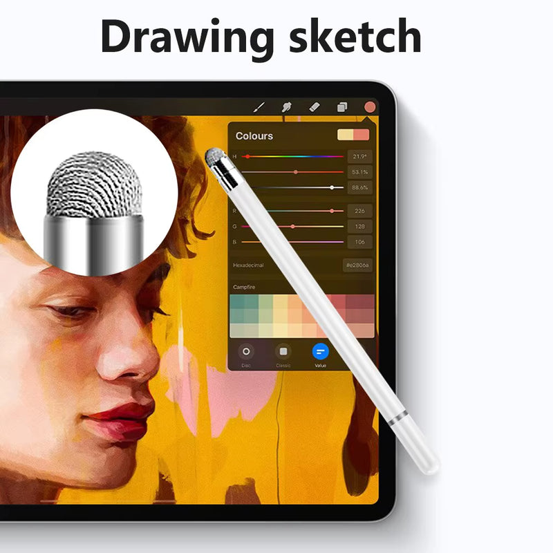 GOOJODOQ Universal Stylus Pen 2-In-1 Aluminum Automatically Absorb Pen for Tablet Ipad Xiaomi Samsung Touch Pen Phone Stylus