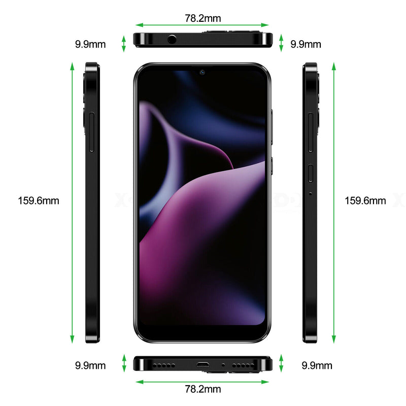 2025 New Unlocked Android Smartphone Dual SIM Mobile Smart Phone Quad Core 16GB