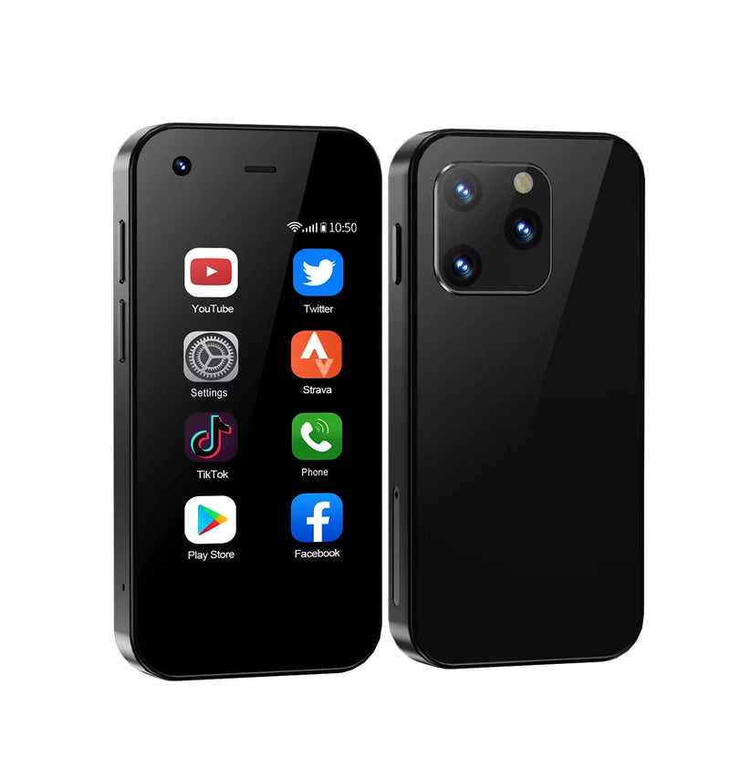 KING5000 Mini Android Smartphone WCDMA 2.5Inch Screen 2GB+16GB Small Smart Mobile Phones Android System GPS Play Store