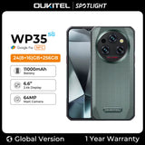 -Wp35 Rugged Smartphone, Android Mobile Phone, NFC Cell Phone, 5G, 11000Mah, 24GB + 256GB, 64 MP