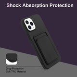 Soft Silicone Case Cover for Iphone 16 Pro 15 13 11 XR 7 8 with Card Slot Holder