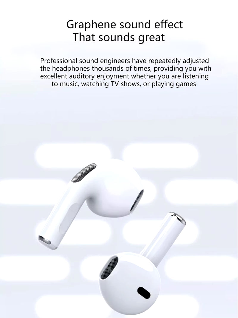 In-Ear Stereo Wireless Headphones,Binaural Touch Noise Cancellation,In-Ear Sports Headphones,Compatible with Iphone/Android