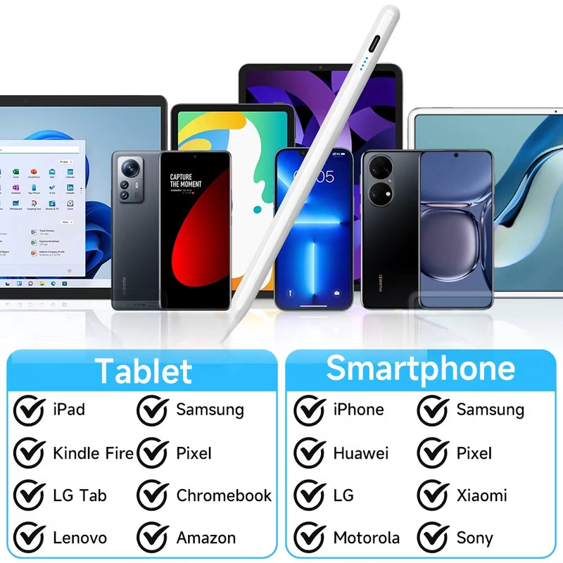 Stylus Pen for Touch Screen  Stylus Pens for Apple Ipad Ios Android Tablet Phone Magnetic Writing Draw Painting Pencil