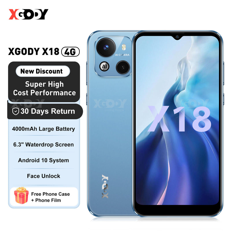 2025 New Unlocked Android Smartphone Dual SIM Mobile Smart Phone Quad Core 16GB