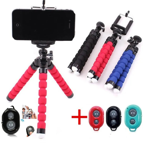 Mobile Phone Holder Flexible Octopus Tripod Bracket for Mobile Phone