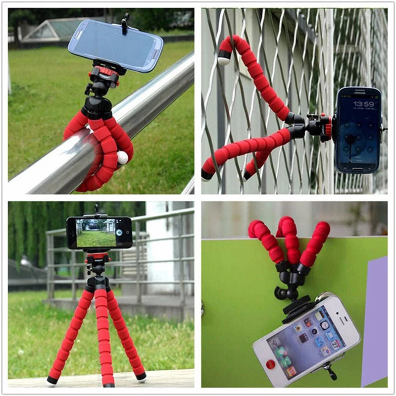 Mobile Phone Holder Flexible Octopus Tripod Bracket for Mobile Phone