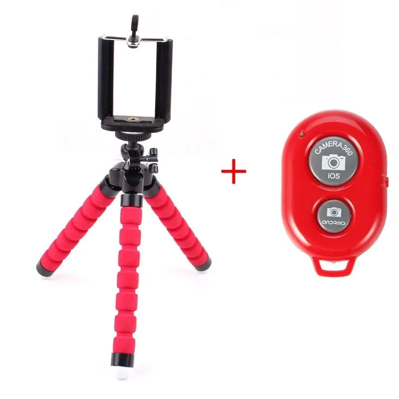Mobile Phone Holder Flexible Octopus Tripod Bracket for Mobile Phone