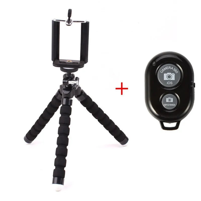 Mobile Phone Holder Flexible Octopus Tripod Bracket for Mobile Phone