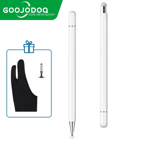 GOOJODOQ Universal Stylus Pen 2-In-1 Aluminum Automatically Absorb Pen for Tablet Ipad Xiaomi Samsung Touch Pen Phone Stylus