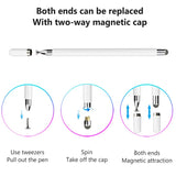 GOOJODOQ Universal Stylus Pen 2-In-1 Aluminum Automatically Absorb Pen for Tablet Ipad Xiaomi Samsung Touch Pen Phone Stylus