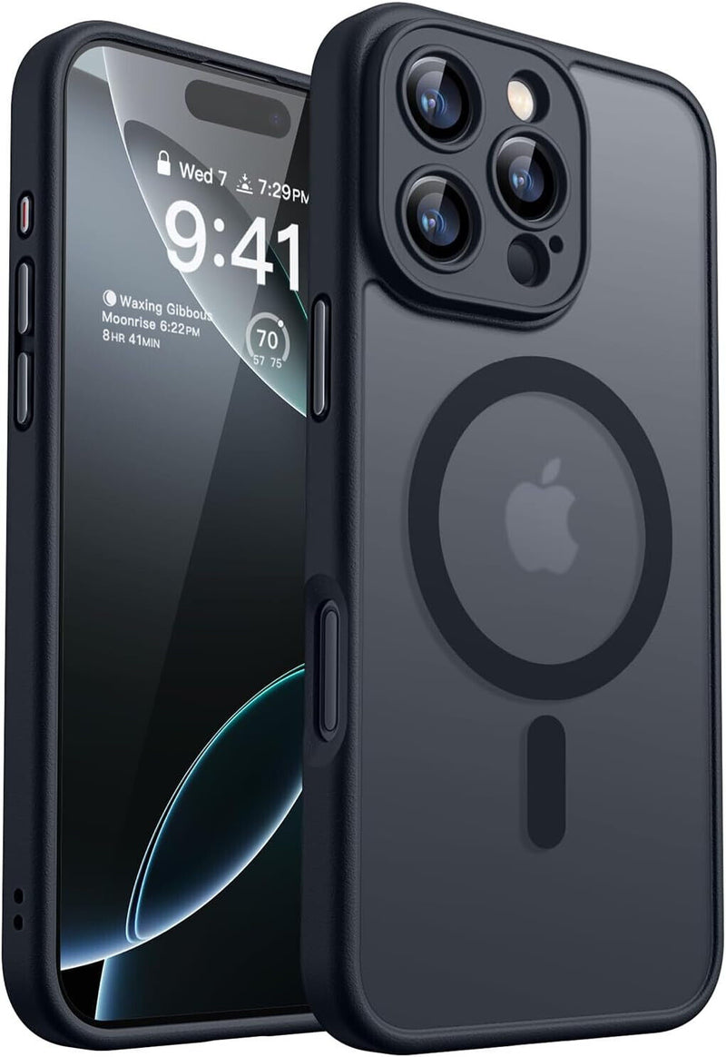 Case for Iphone 16 Pro Max 16 Pro 16 plus Shockproof Magnetic Magsafe Back Cover