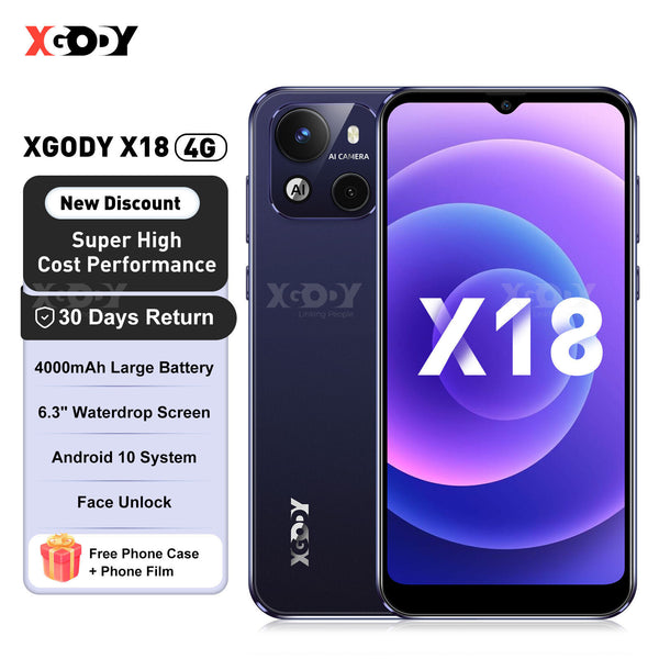 2025 New Unlocked Android Smartphone Dual SIM Mobile Smart Phone Quad Core 16GB