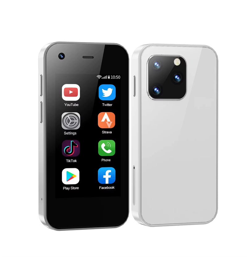 KING5000 Mini Android Smartphone WCDMA 2.5Inch Screen 2GB+16GB Small Smart Mobile Phones Android System GPS Play Store
