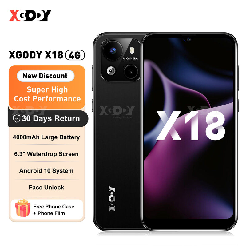 2025 New Unlocked Android Smartphone Dual SIM Mobile Smart Phone Quad Core 16GB