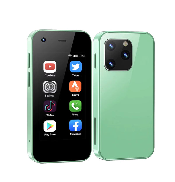 KING5000 Mini Android Smartphone WCDMA 2.5Inch Screen 2GB+16GB Small Smart Mobile Phones Android System GPS Play Store