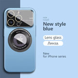 Luxury Matte for Magsafe Magnetic Wireless Charge Cases for  15 14 13 12 11 Pro Max plus Camera Lens Protector Phone Cover