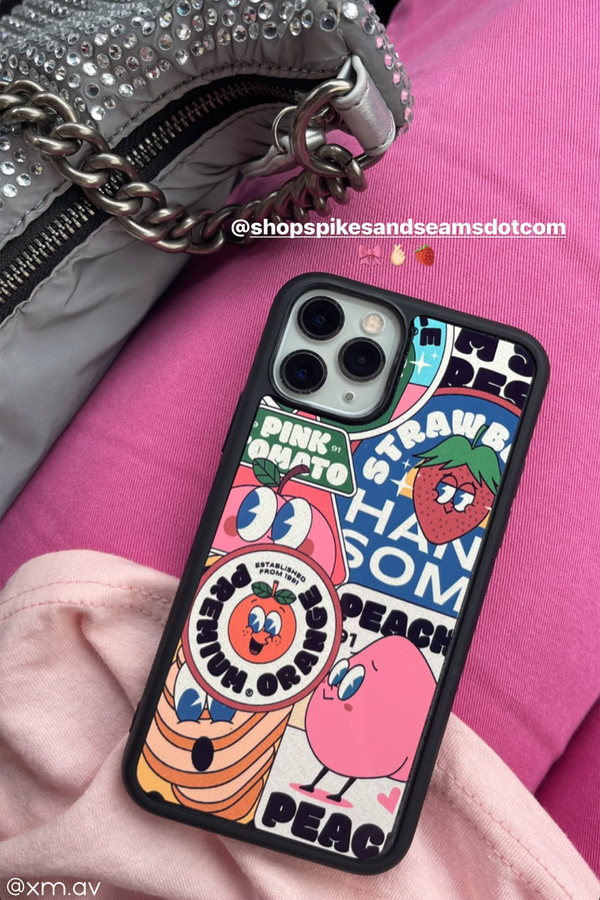 Vintage Stickers iPhone Case